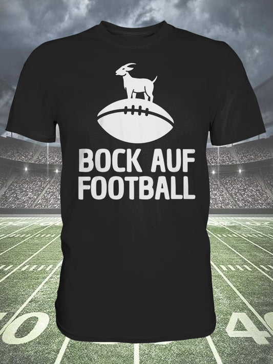 Book Auf Football Crew Neck Short Sleeve Men's T-Shirt