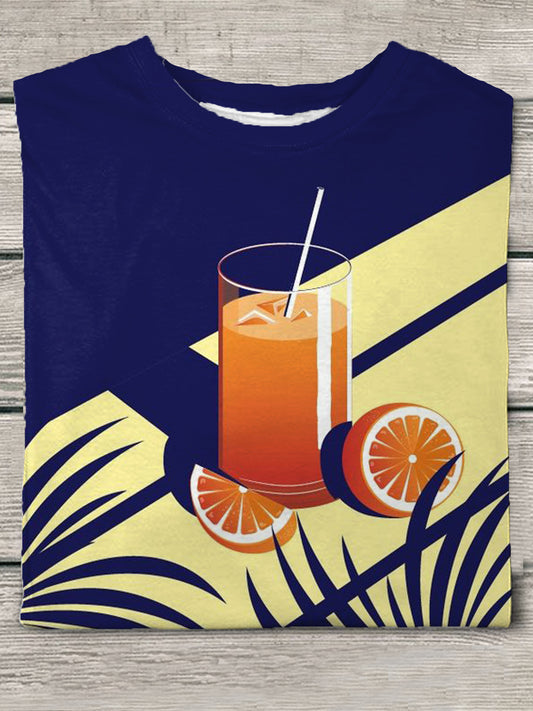 Vacation Juice Men's Short Sleeve Round Neck T-Shirt