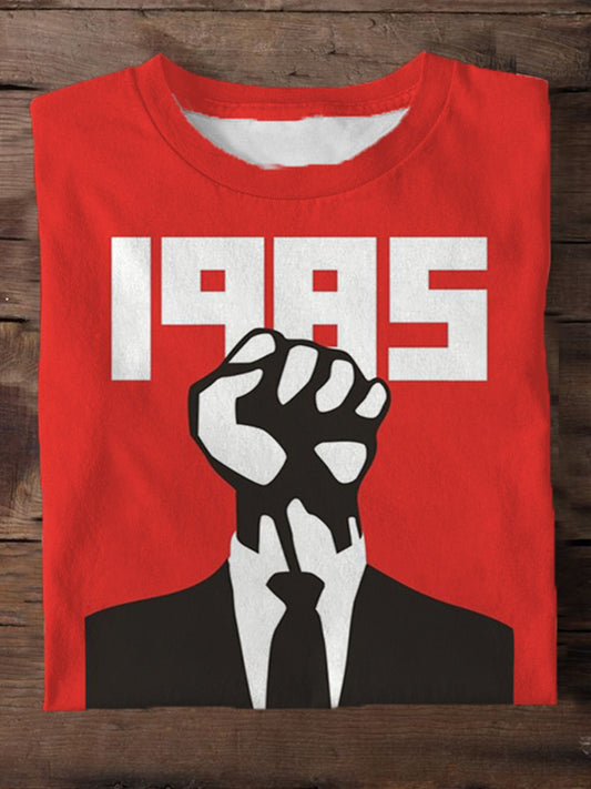 1985 Printed Men's Short Sleeve T-Shirt