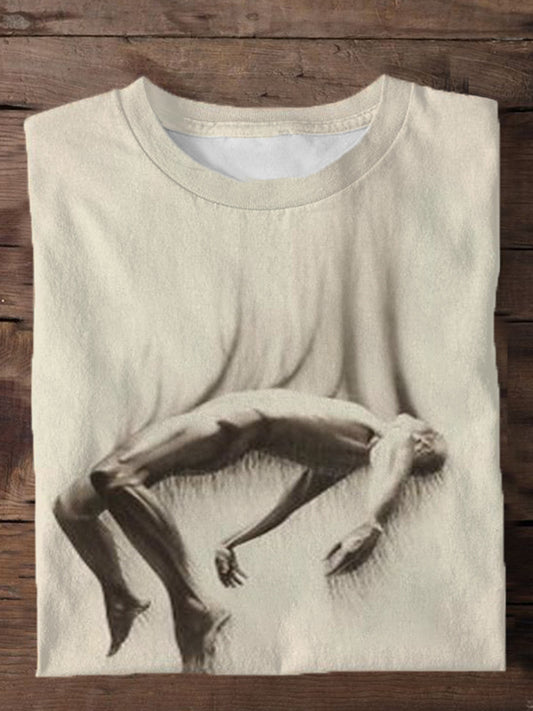 Art Life Printed Short Sleeve Men's T-Shirt