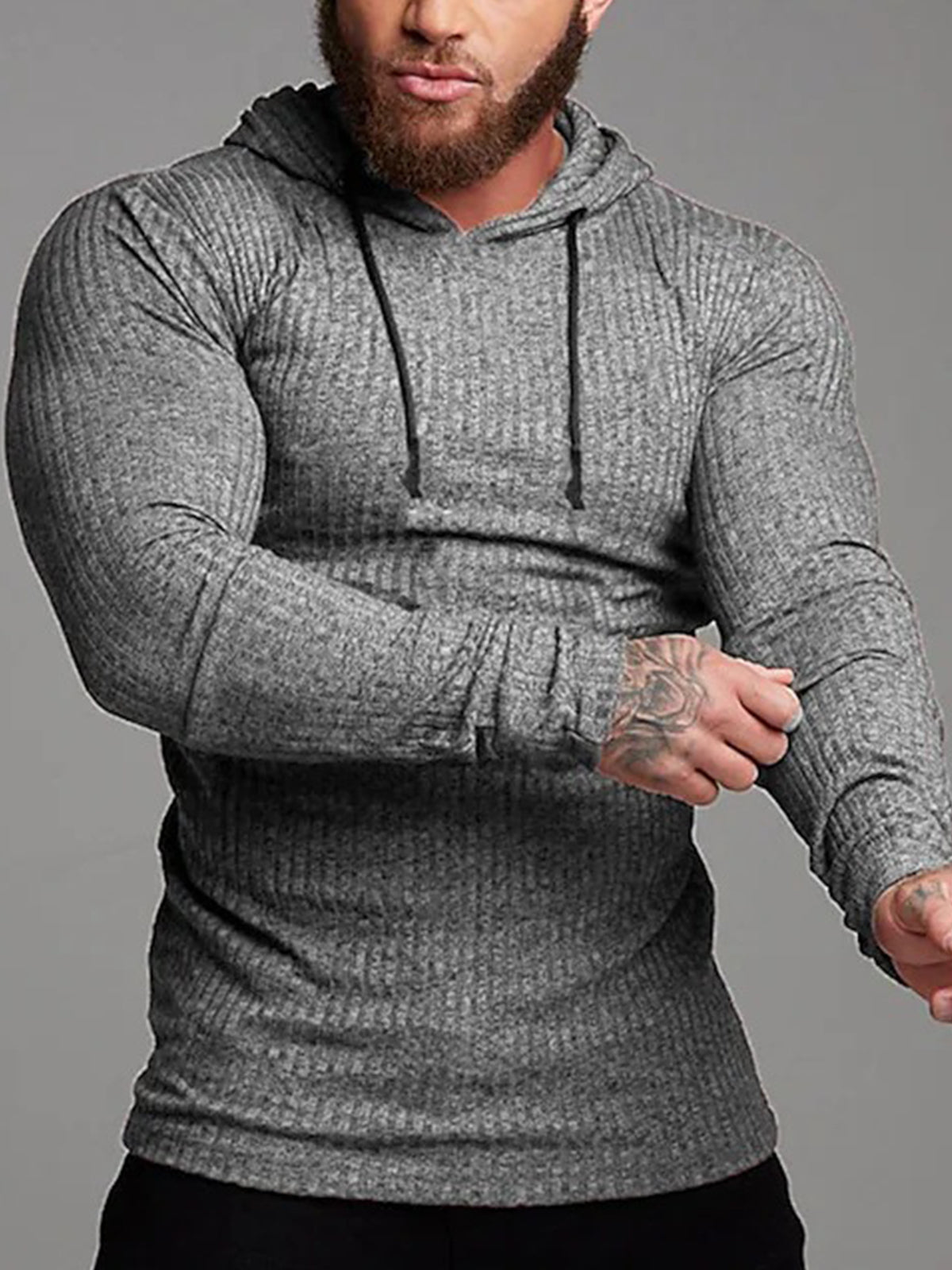 Casual Fitness Sports Training Bottoming Shirt Long Sleeve Men's Top