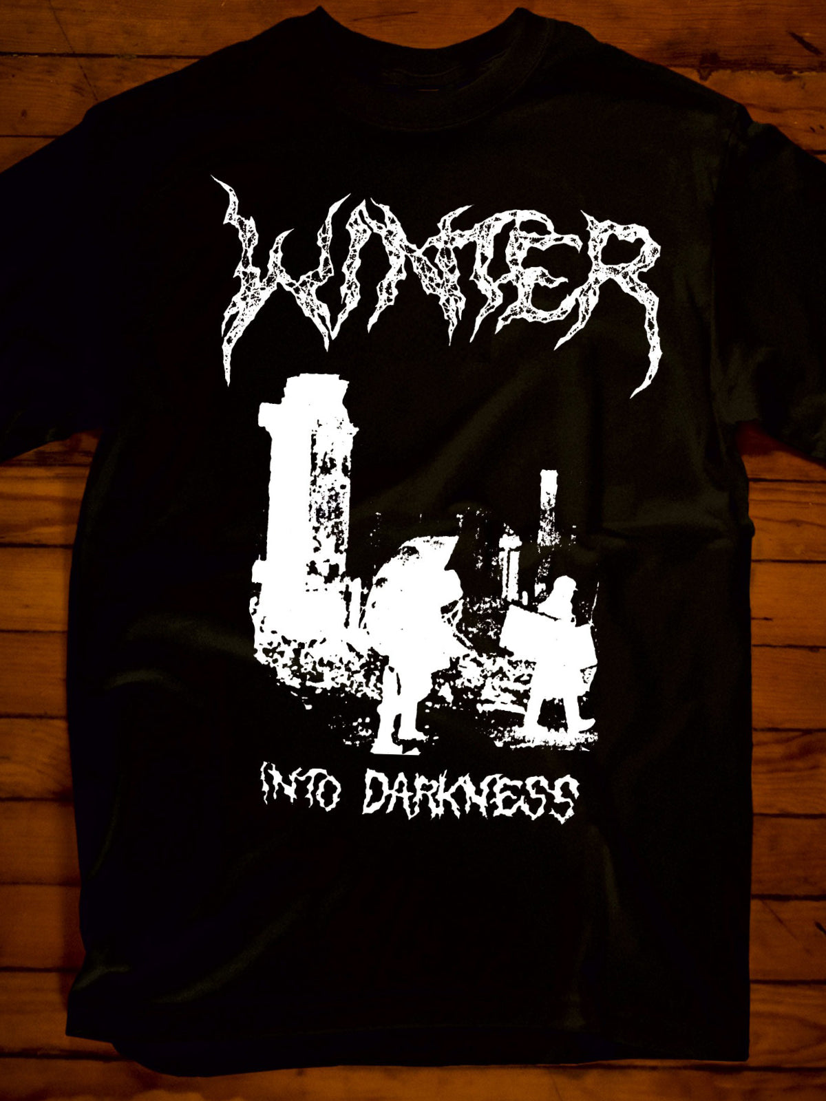 Winter Into Darkness Round Neck Short Sleeve Men's T-shirt