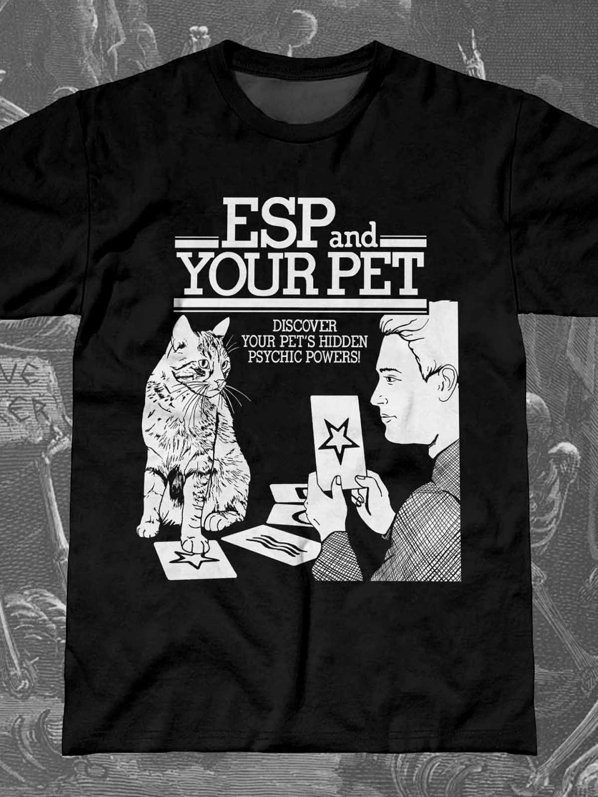 Men's ESP And Your Pet Printed Crew Neck T-Shirt