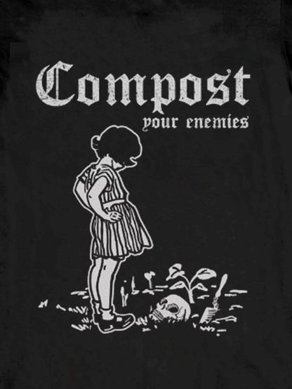Compost Your Enemies Round Neck Short Sleeve Men's T-shirt