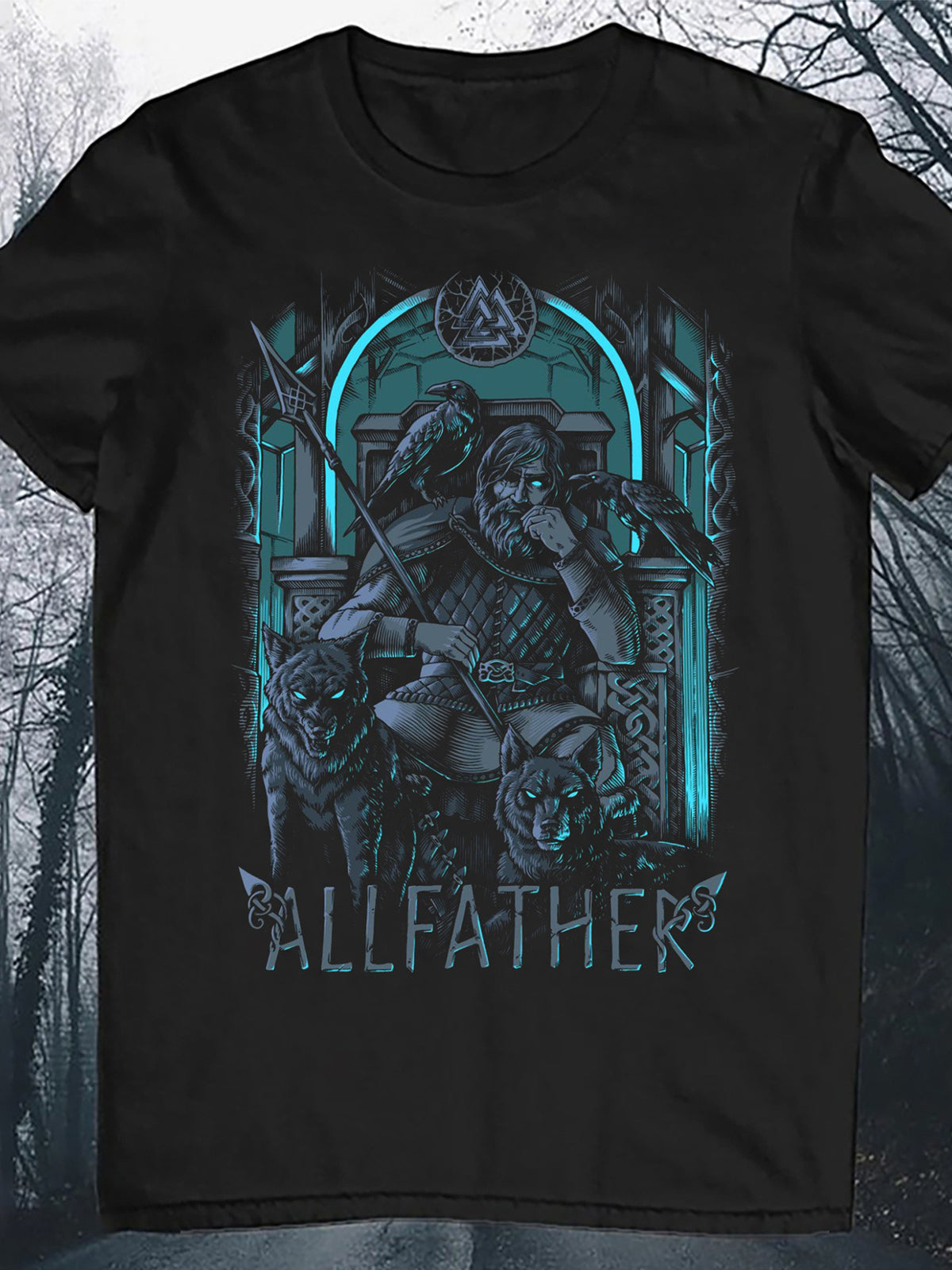 Odin Viking Allfather Round Neck Short Sleeve Men's T-shirt