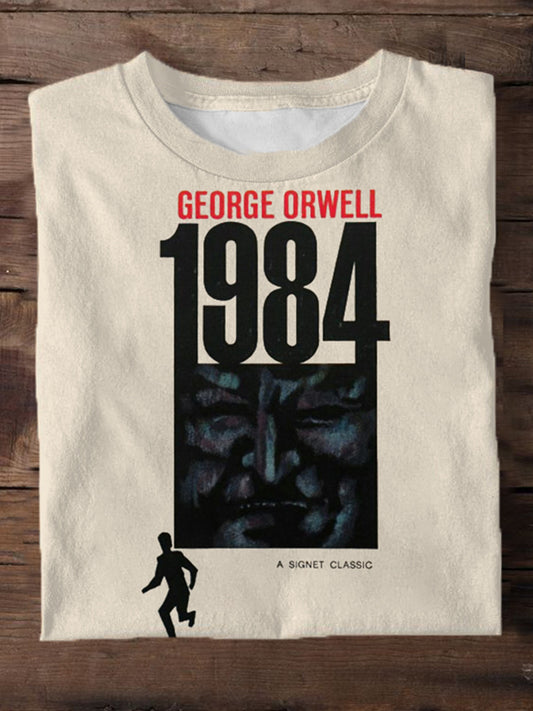 1984 Personalized Printed Men's Round Neck Short-Sleeved T-Shirt