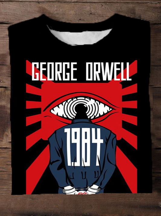 1984 Personalized Poster Men's Short-Sleeved Round Neck T-Shirt